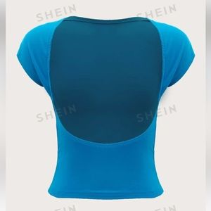 NWOT open back tshirt size medium